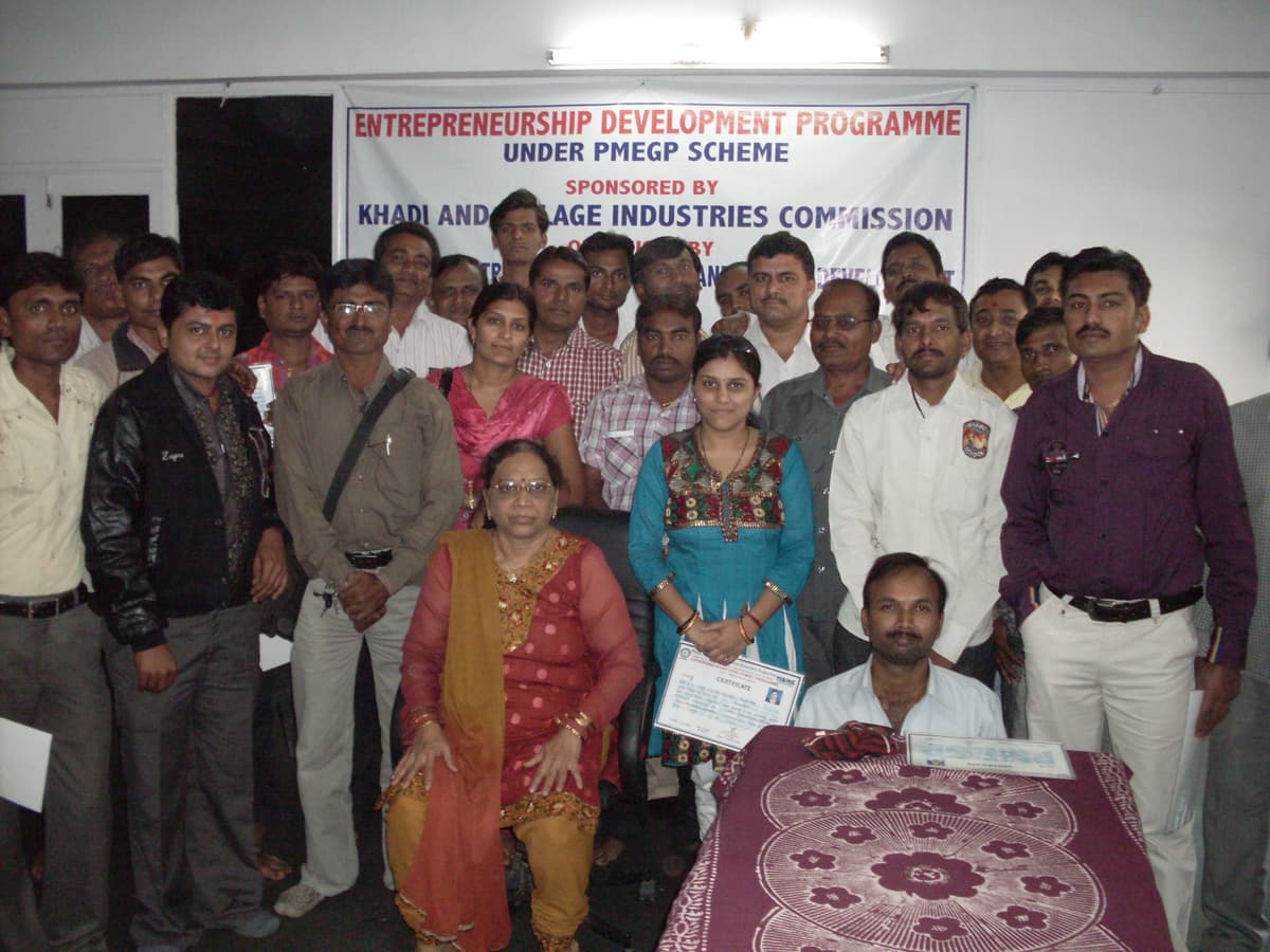 Entrepreneurship development program under PMEGP scheme